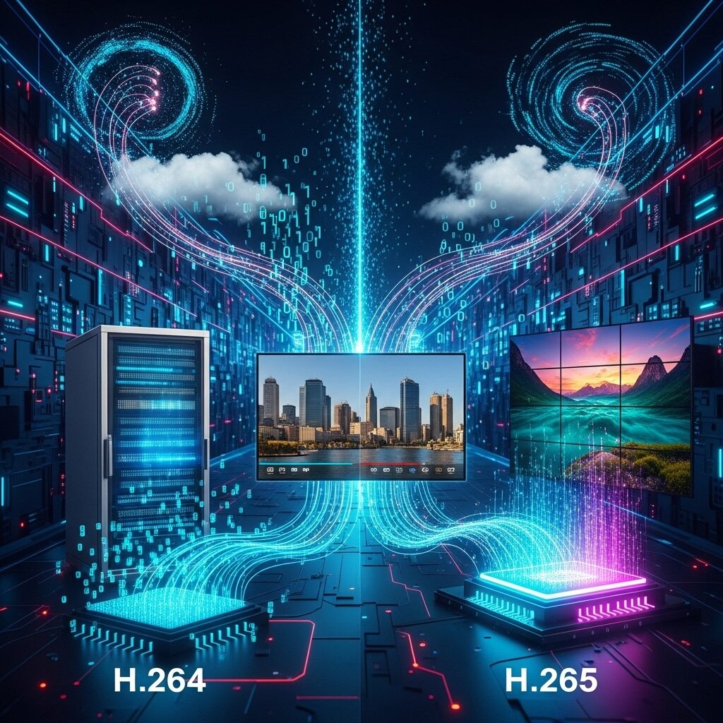 H.264 vs. H.265: Picking the Right Codec for Top-Tier Commercial AV